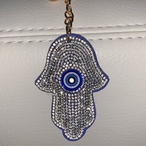 Brand new Evil eye hamsa keychain